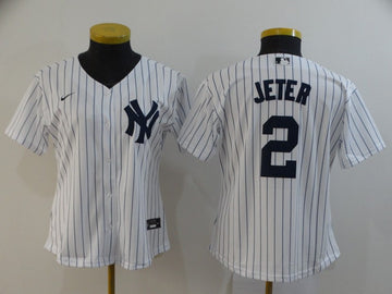 Derek Jeter New York Yankees white jersey