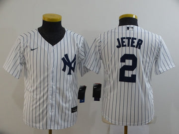 Derek Jeter New York Yankees white jersey