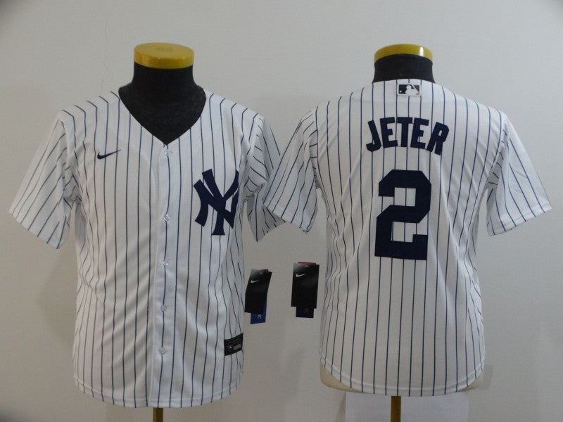 Derek Jeter New York Yankees white jersey