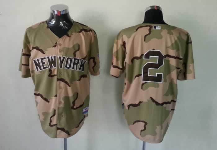 Jeter New York Yankees camo Camo jersey