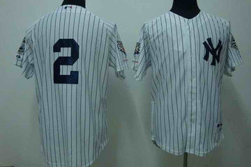 Jeter New York Yankees white jersey