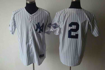 Jeter New York Yankees white jersey