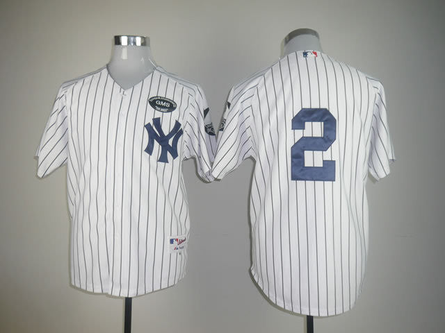 Jeter New York Yankees white jersey