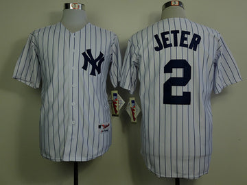 Jeter New York Yankees white jersey