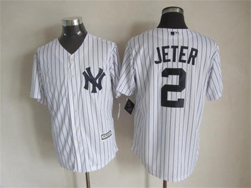 Jeter New York Yankees white jersey
