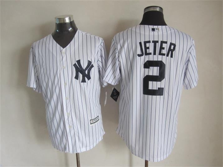 Jeter New York Yankees white jersey