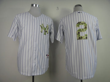 Jeter New York Yankees white Camo jersey