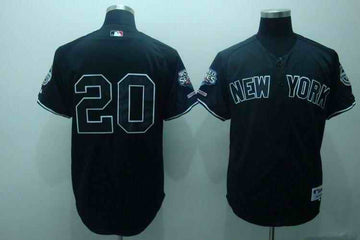 Jorge Posada New York Yankees black jersey