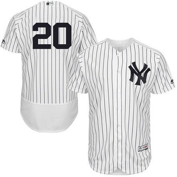Jorge Posada New York Yankees white jersey