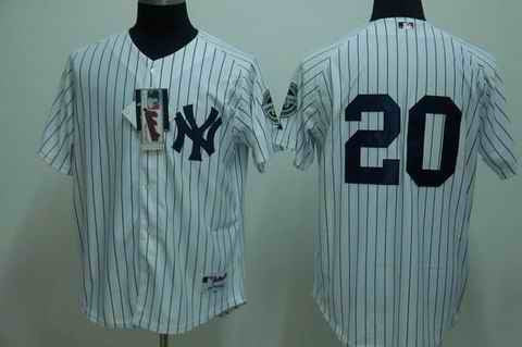 Posada New York Yankees white jersey