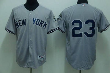 Don Mattingly New York Yankees grey jersey