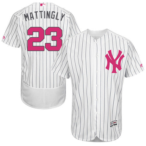 Don Mattingly New York Yankees white jersey