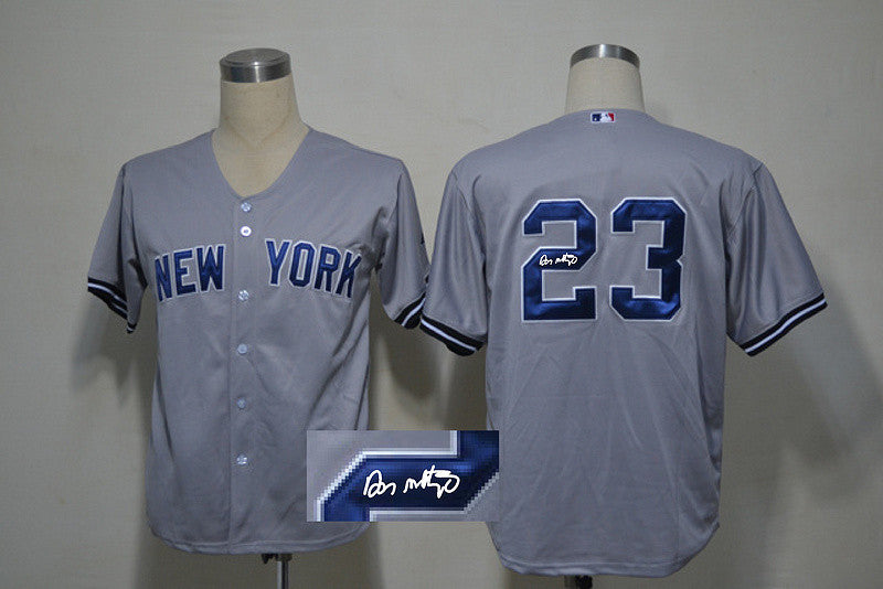 Mattingly New York Yankees grey jersey