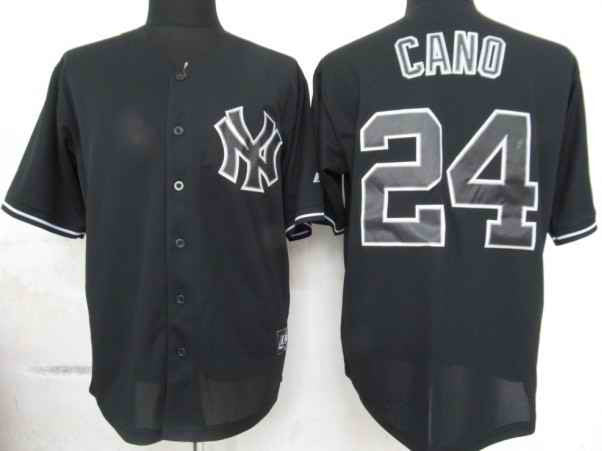 Cano New York Yankees black Fashion jersey