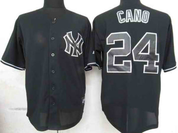 Cano New York Yankees black Fashion jersey