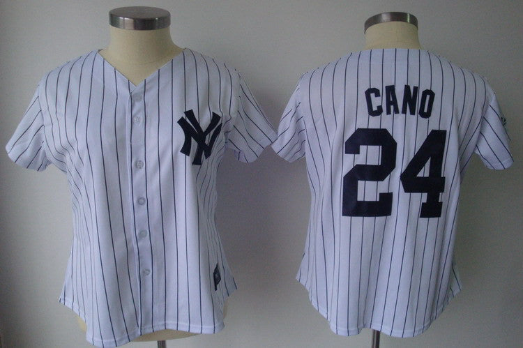 Cano New York Yankees white jersey