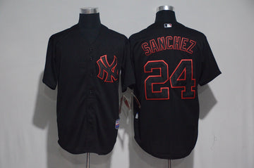Gary Sanchez New York Yankees black jersey