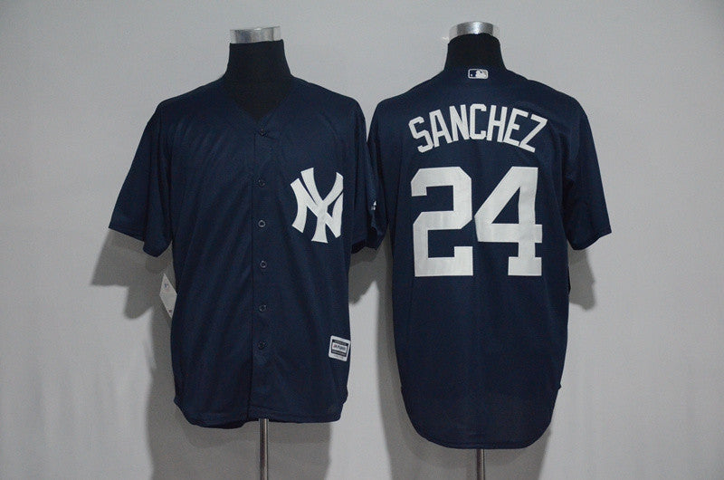 Gary Sanchez New York Yankees navy jersey