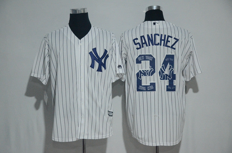 Gary Sanchez New York Yankees white jersey