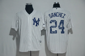 Gary Sanchez New York Yankees white jersey
