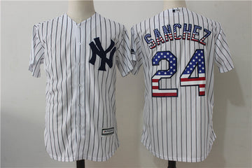 Gary Sanchez New York Yankees white jersey