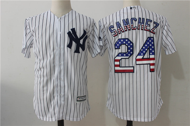 Gary Sanchez New York Yankees white jersey