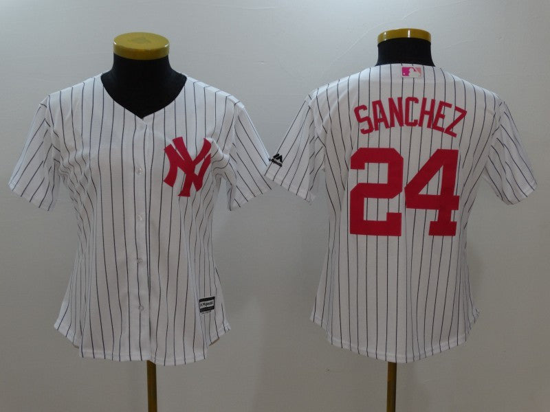 Gary Sanchez New York Yankees white jersey