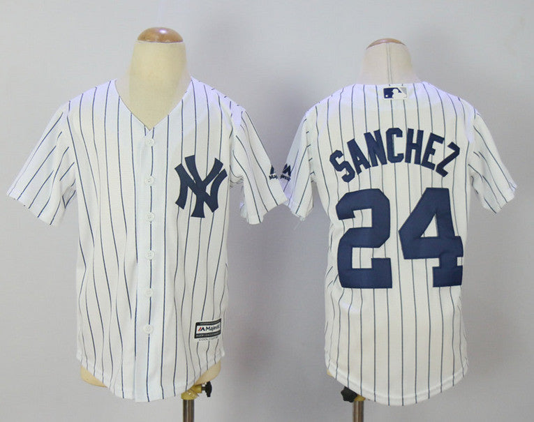 Gary Sanchez New York Yankees white jersey