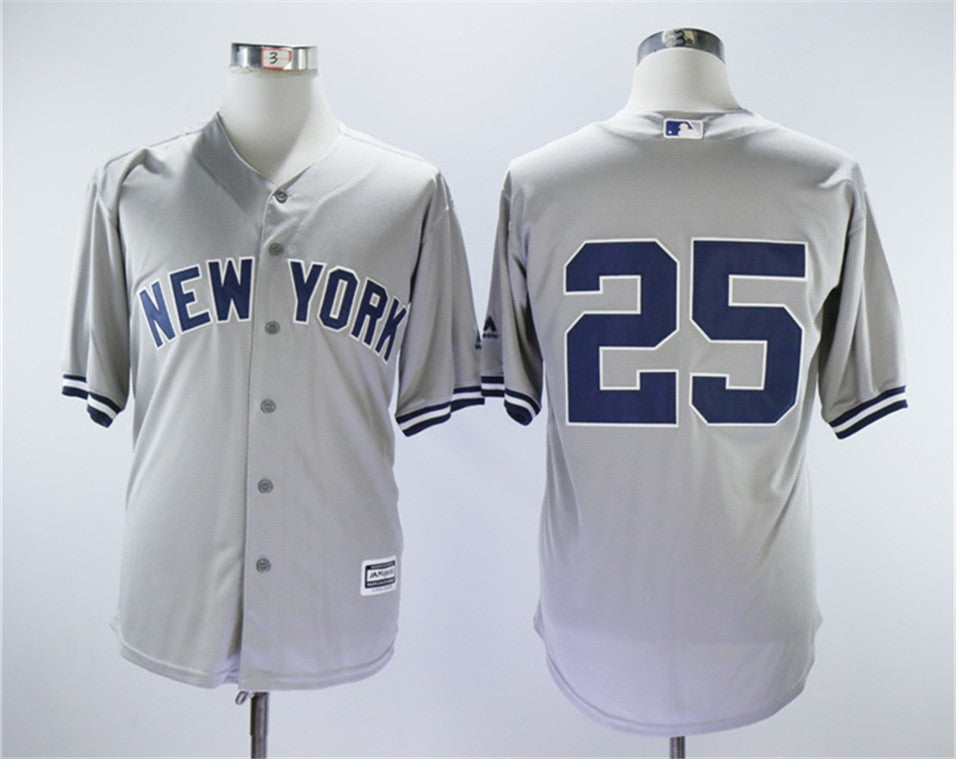 Gleyber Torres New York Yankees gray jersey