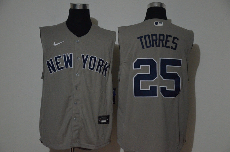 Gleyber Torres New York Yankees gray jersey