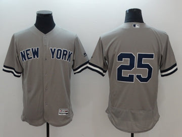 Gleyber Torres New York Yankees gray jersey