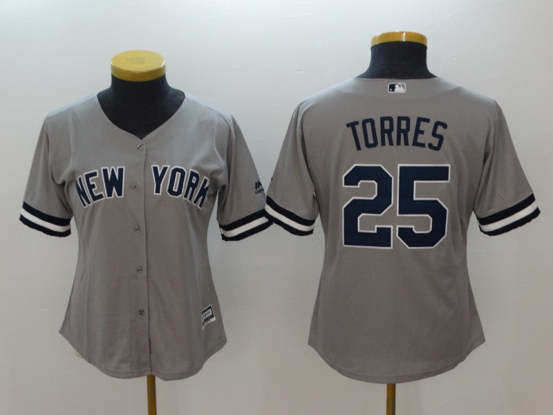 Gleyber Torres New York Yankees gray jersey