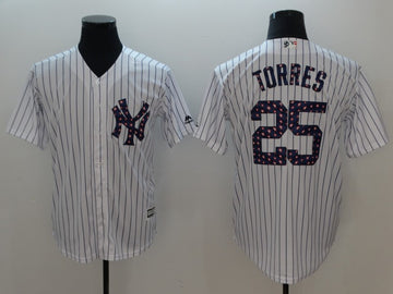 Gleyber Torres New York Yankees white jersey