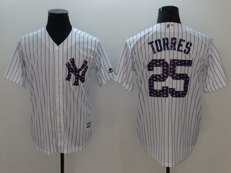Gleyber Torres New York Yankees white jersey