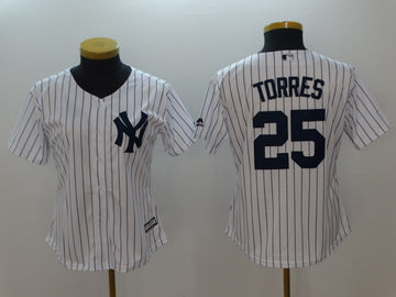 Gleyber Torres New York Yankees white jersey