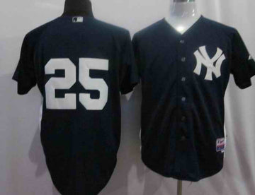 Teixeira New York Yankees blue Authentic jersey