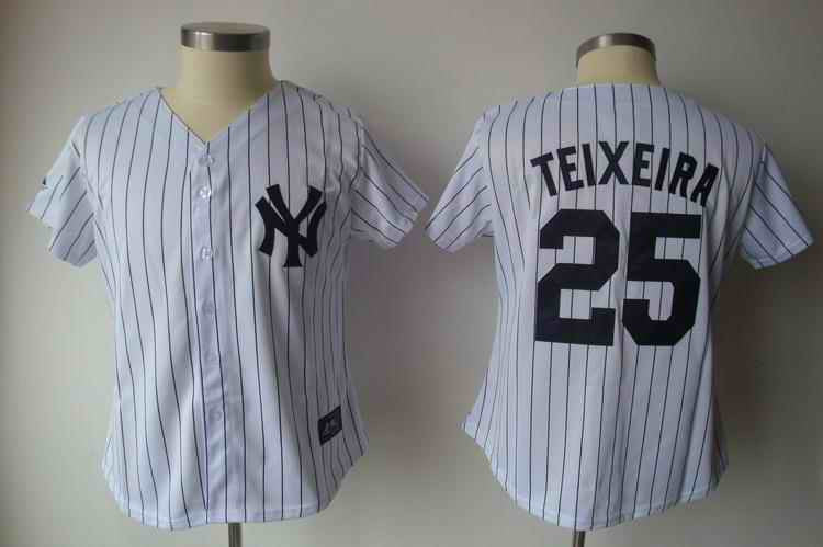 Teixeira White New York Yankees black jersey