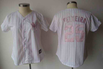 Teixeira White New York Yankees pink jersey