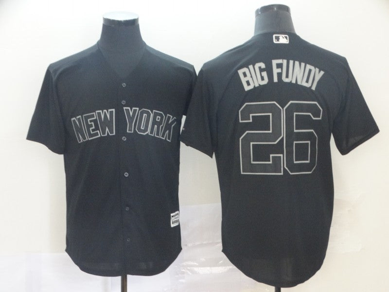 DJ LeMahieu Fundy New York Yankees black jersey