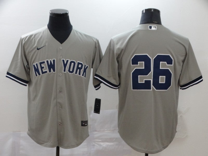 DJ LeMahieu New York Yankees gray jersey