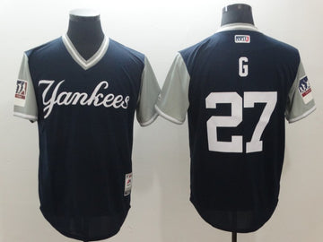 Giancarlo Stanton G New York Yankees navy Authentic jersey