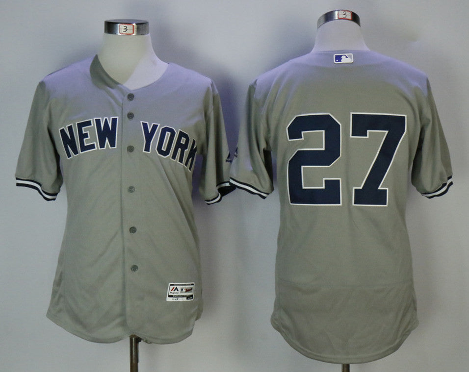 Giancarlo Stanton New York Yankees gray jersey