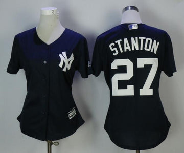 Giancarlo Stanton New York Yankees navy jersey