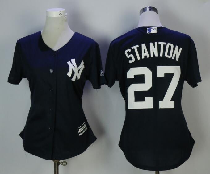 Giancarlo Stanton New York Yankees navy jersey