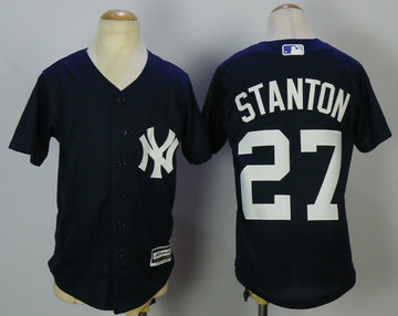 Giancarlo Stanton New York Yankees navy jersey