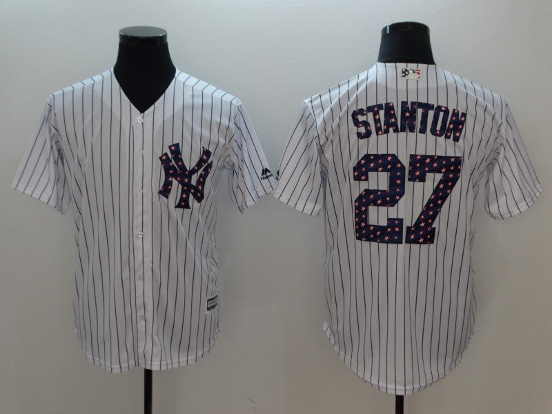 Giancarlo Stanton New York Yankees white jersey