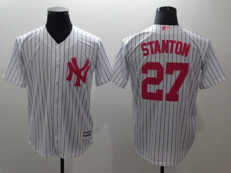Giancarlo Stanton New York Yankees white jersey