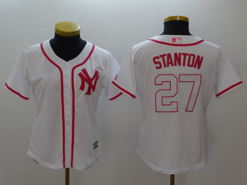 Giancarlo Stanton New York Yankees white jersey