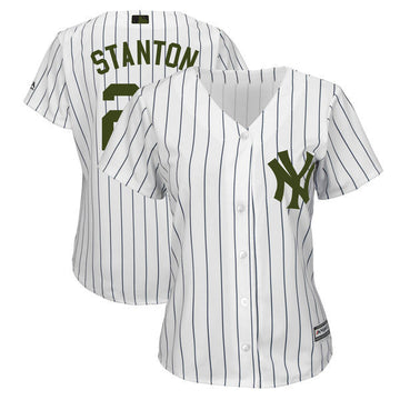 Giancarlo Stanton New York Yankees white jersey
