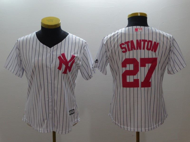 Giancarlo Stanton New York Yankees white jersey
